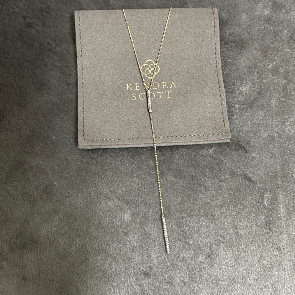 Kendra Scott 14k Yellow Gold & Diamond Remington Y-Necklace
